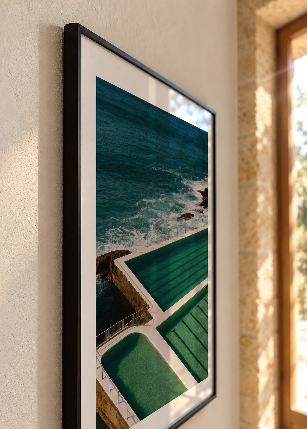 Ocean Pool - Framed poster detail