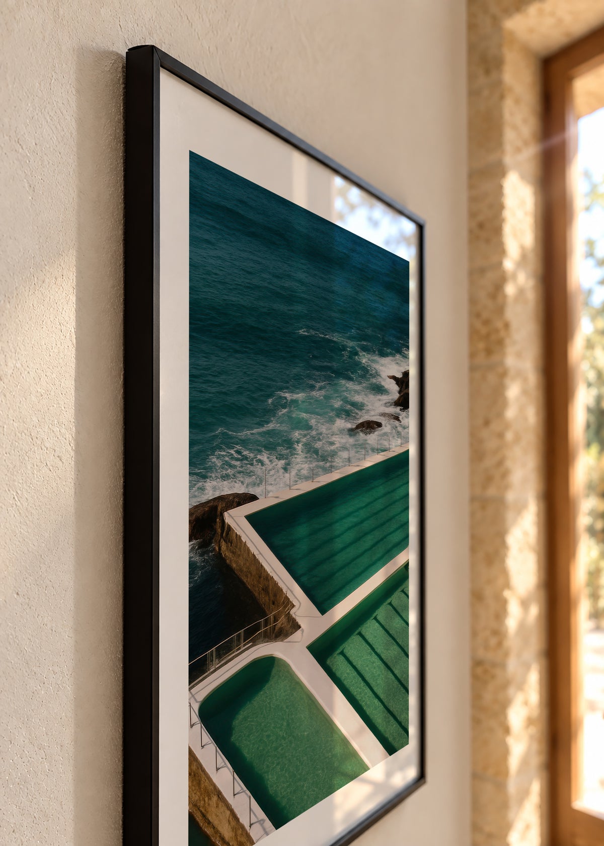 Ocean Pool - Framed poster detail