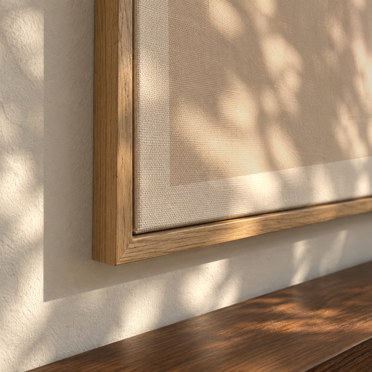 The Minimalist Hat - Framed canvas detail