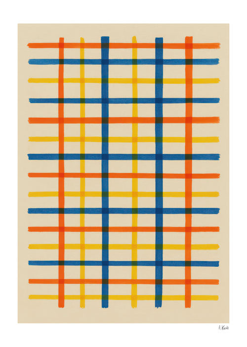 Summer Grid - Unframed art print