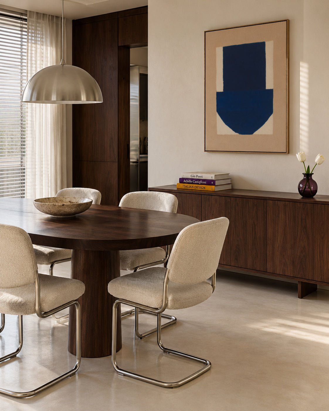 Navy Vessel - Framed canvas in an interior