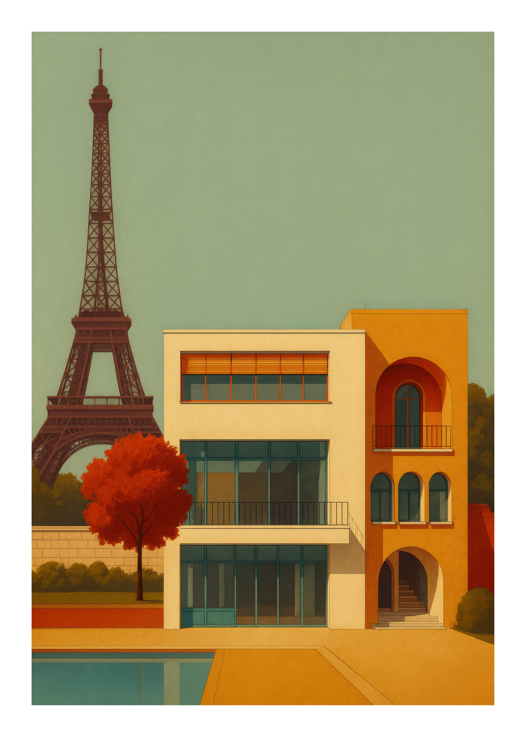 Paris Modern - Unframed art print