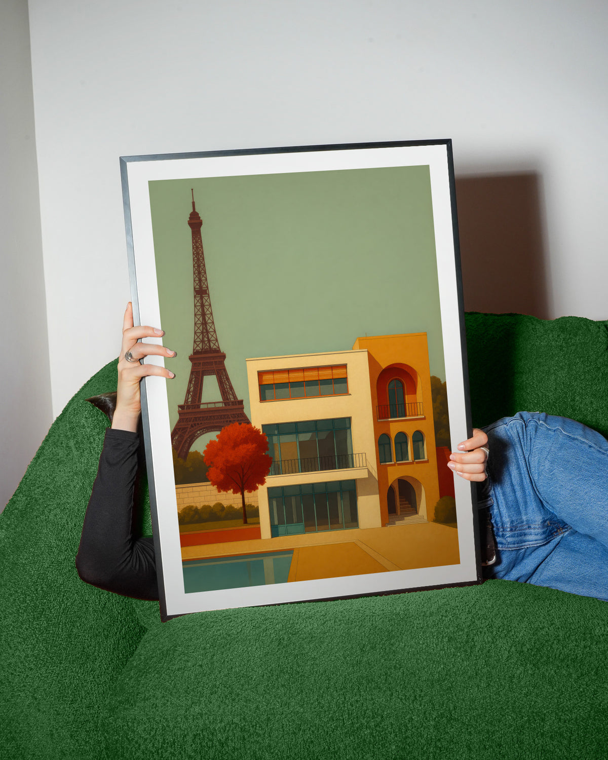 Paris Modern - Framed poster detail