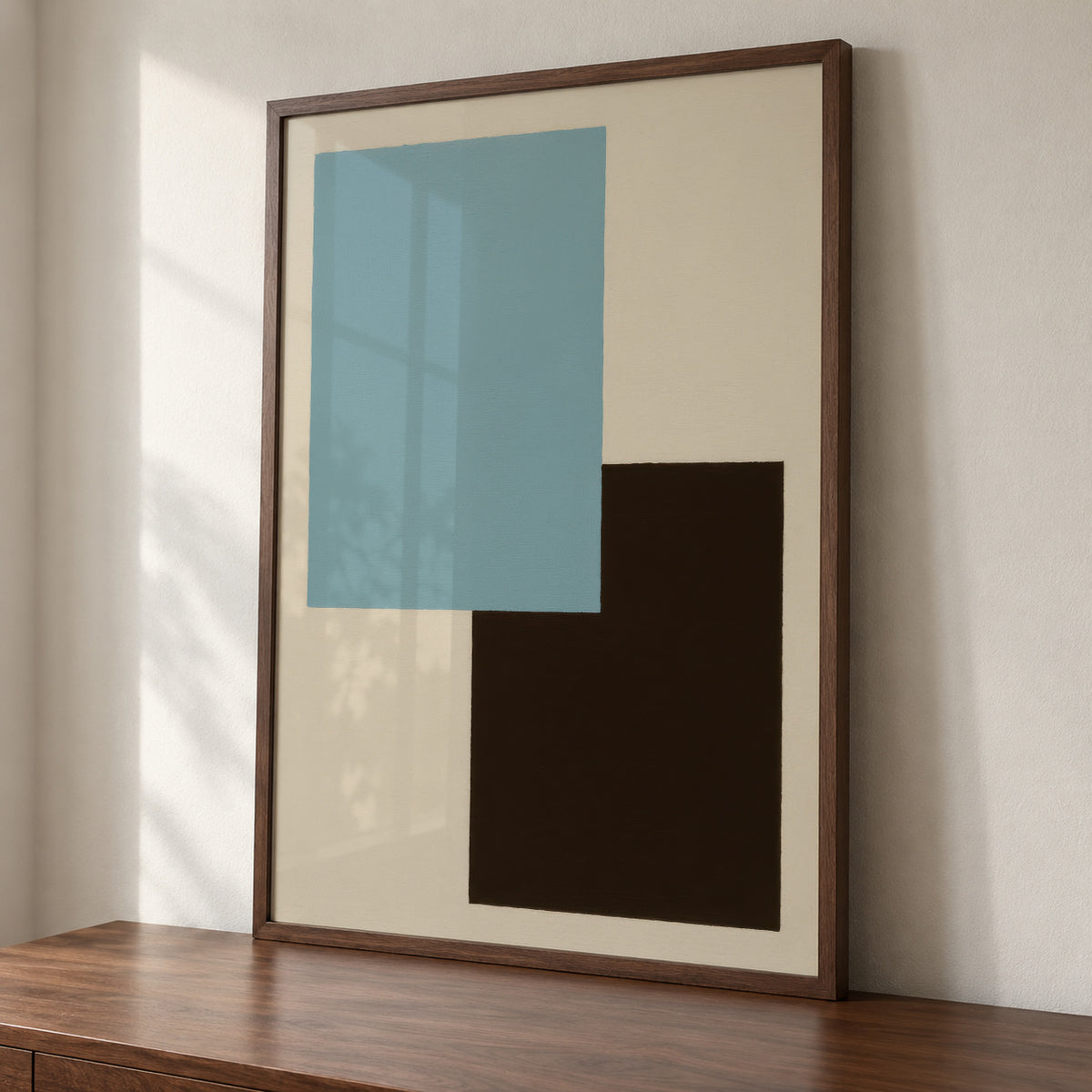 Sky and Slate - Framed poster detail