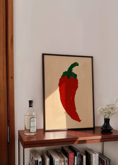 Keuken kunst rode chili schilderij – Product1
