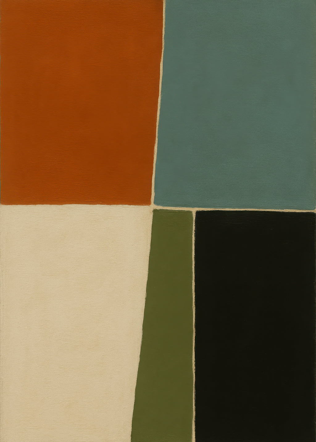 Field Composition IV - Unframed art print