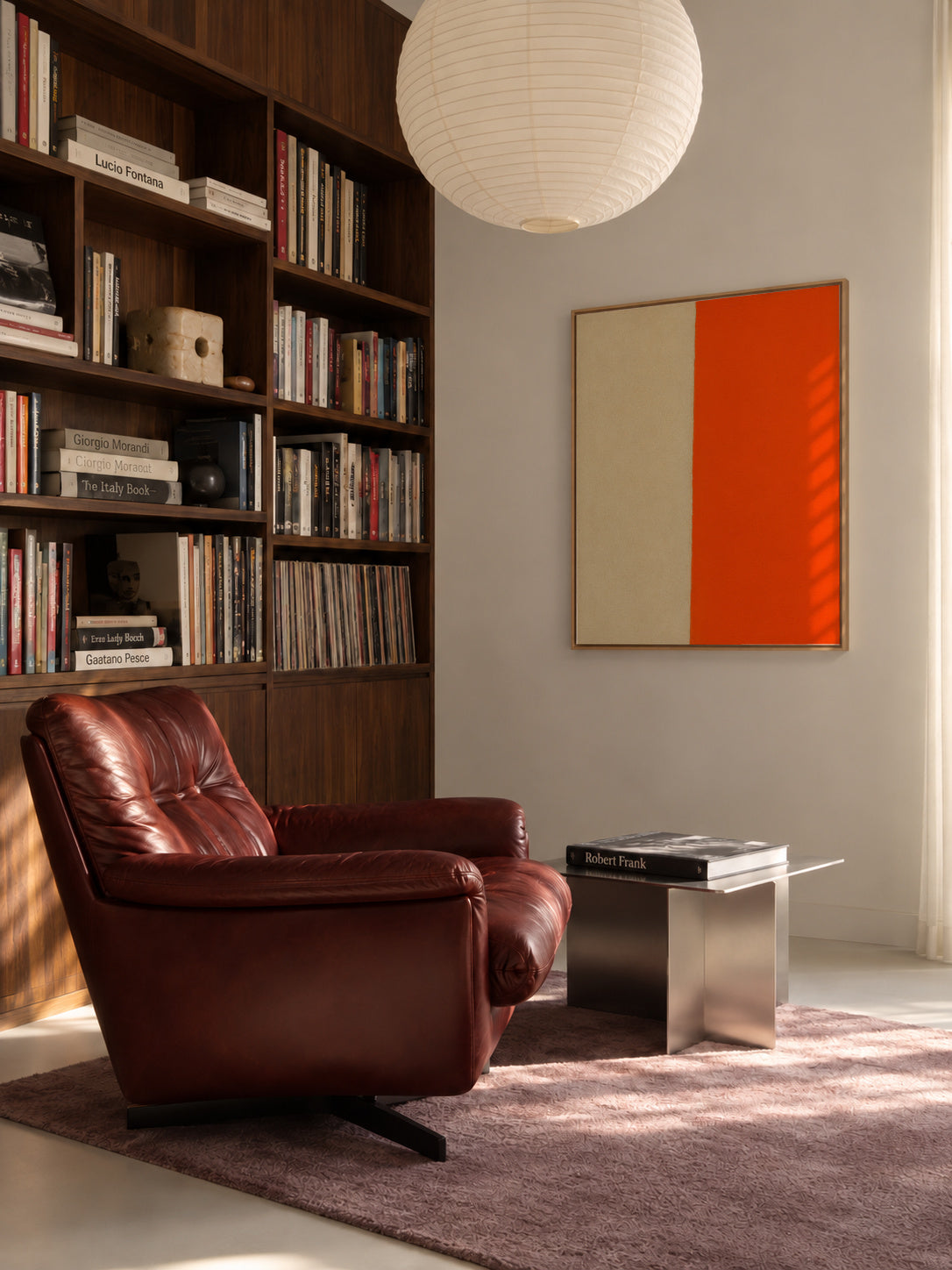 Solar Edge II - Framed canvas in an interior