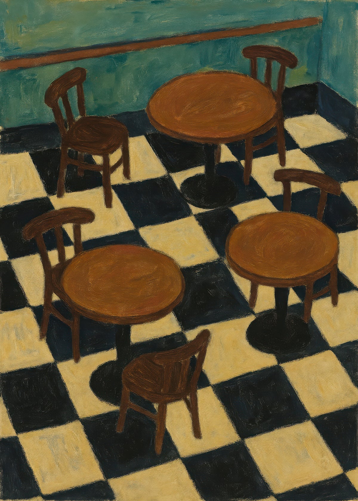 Bistro Tables - Unframed art print