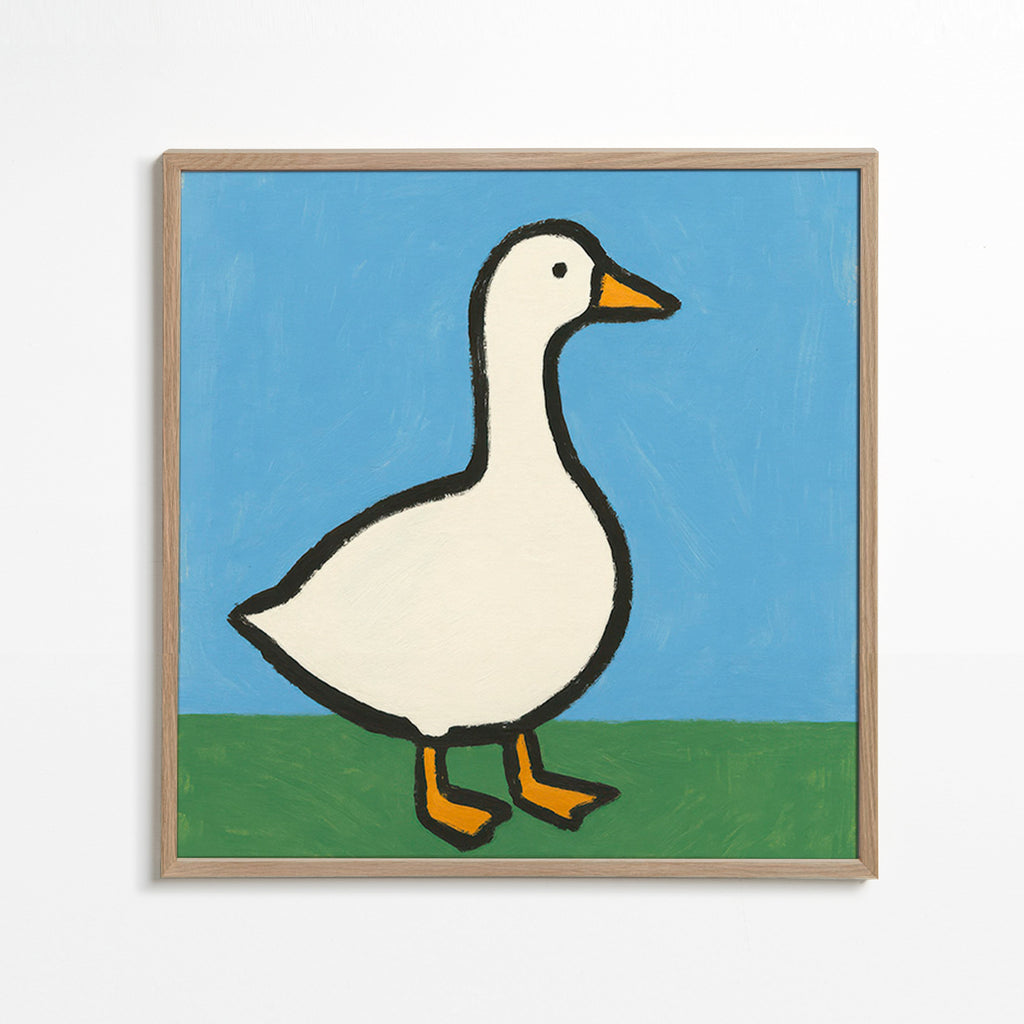 Gans illustratie – Oak Frame