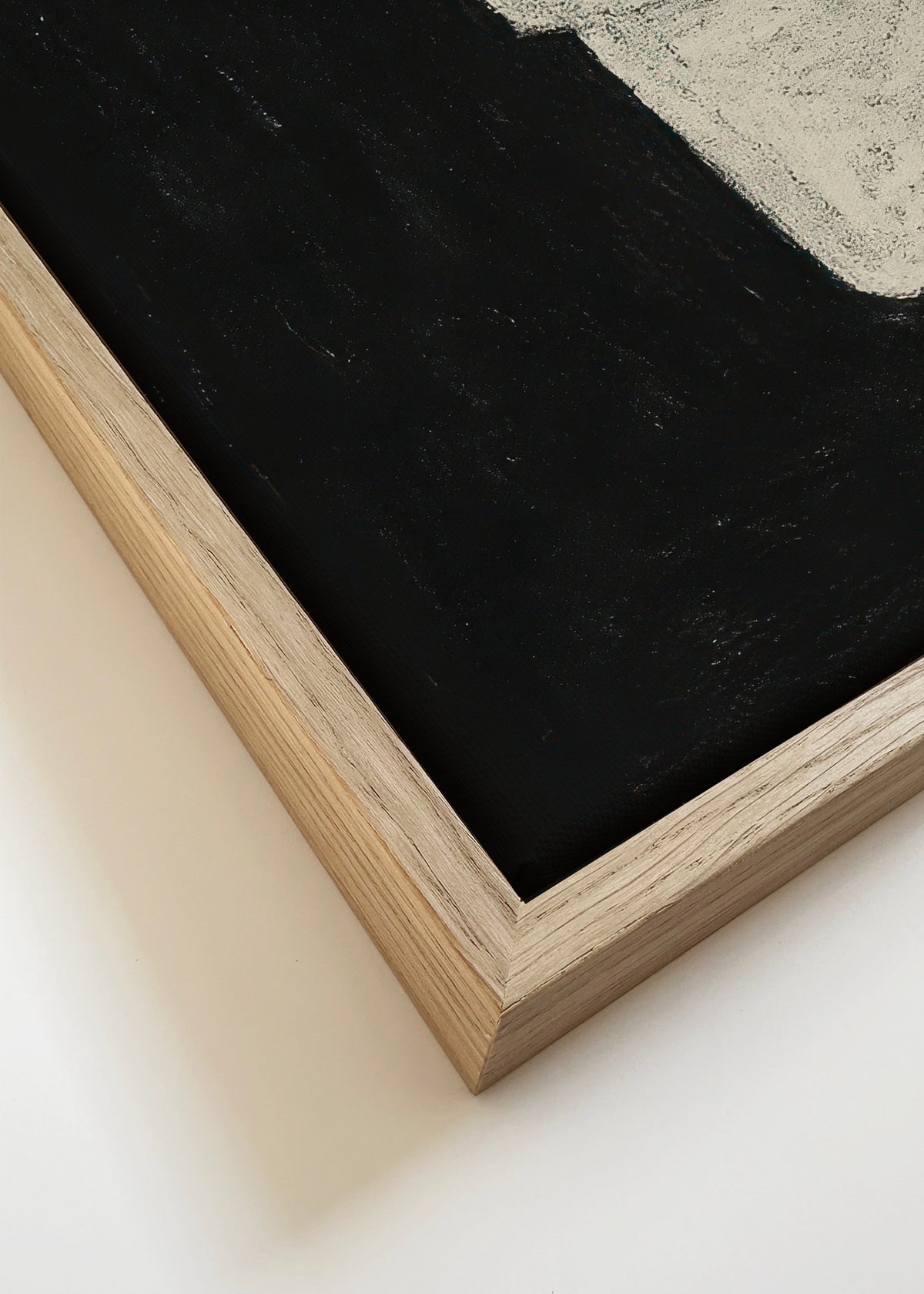 Heart Leaf Pot - Framed canvas detail