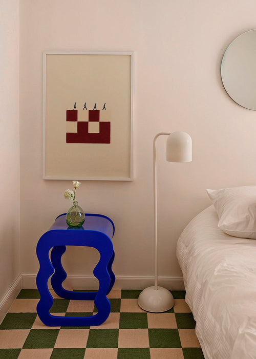 Geometrische poster met lopende figuren – Product1