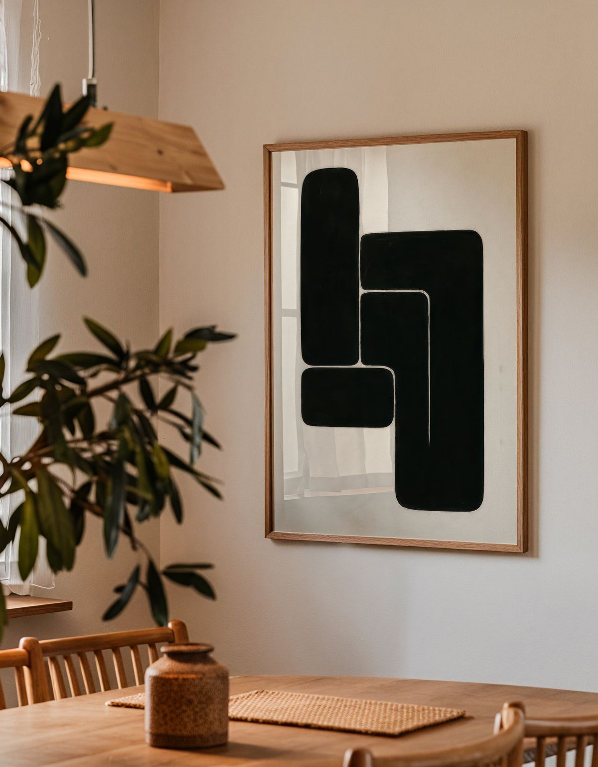 L-Shape Balance III - Framed poster detail