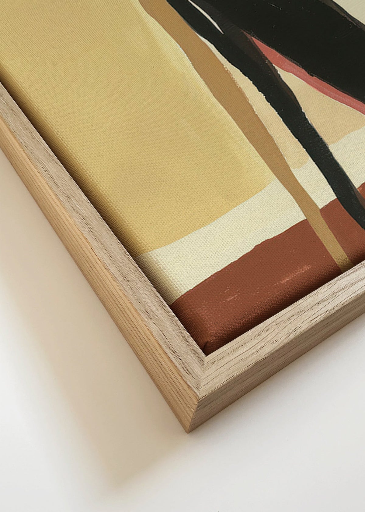 Artwork galgo in profiel – Canvas detail