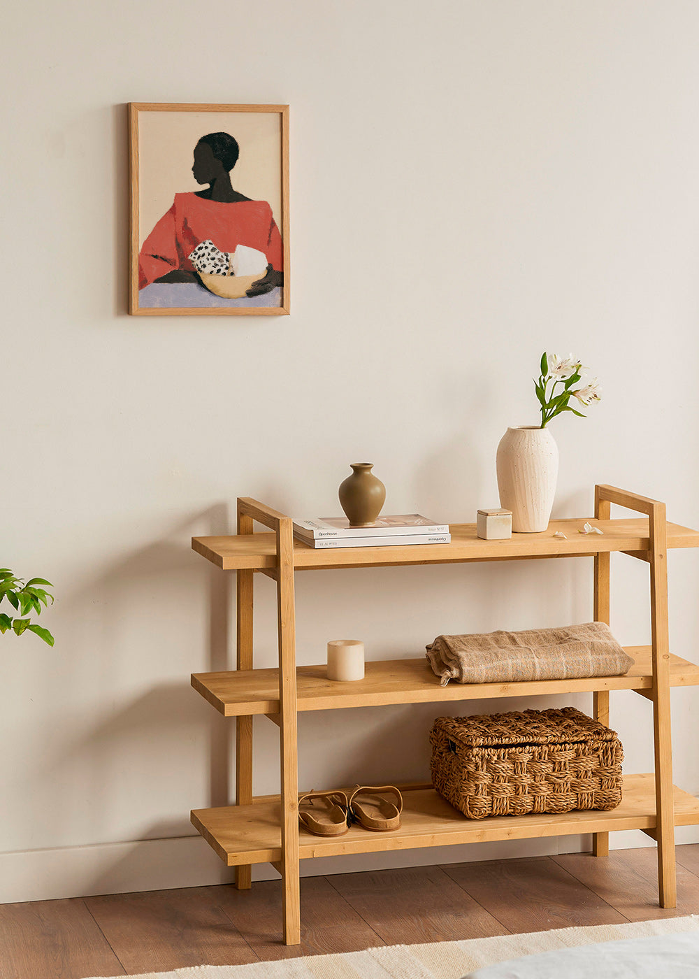 Keuken kunst: vrouw met kom – Product2