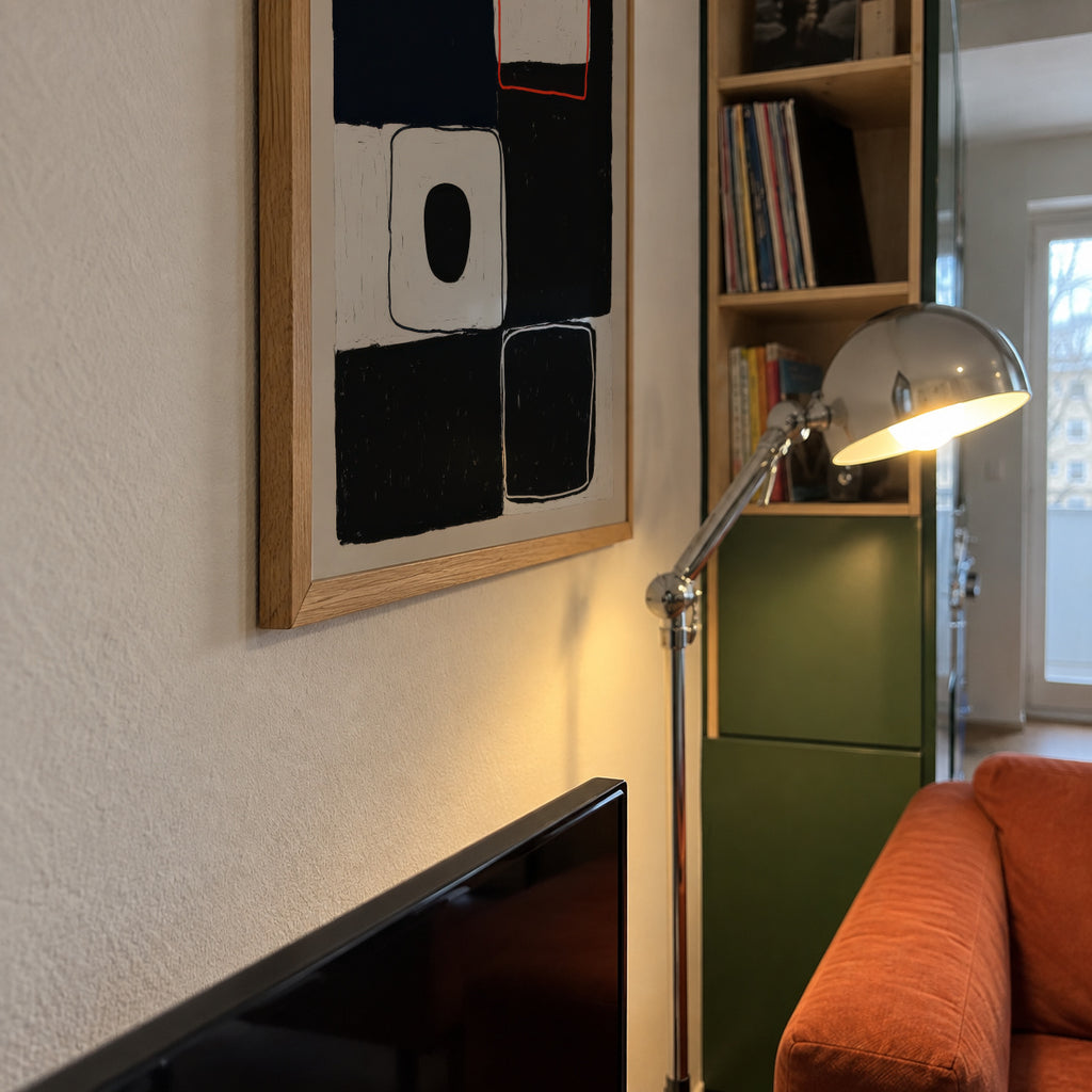 Linear Perimeter - Framed poster detail