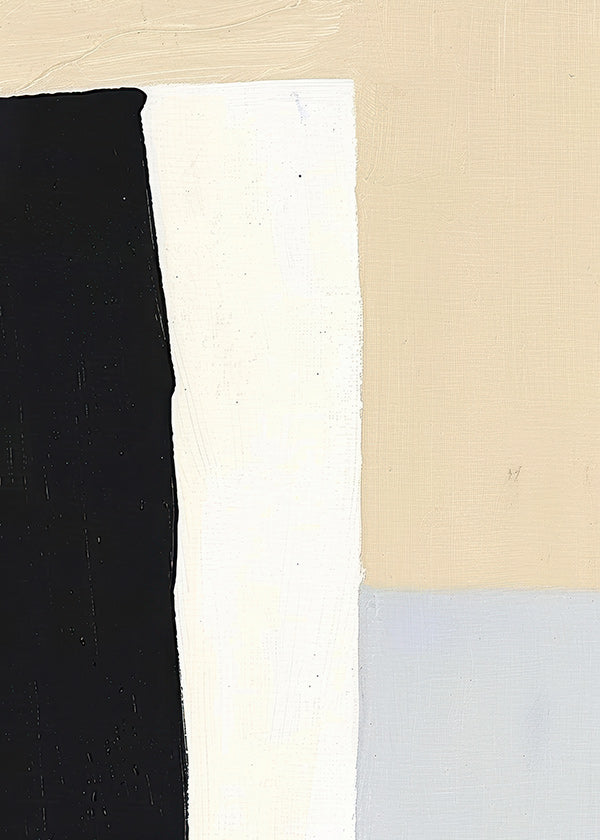 Cuadro abstracto en bloques verticales