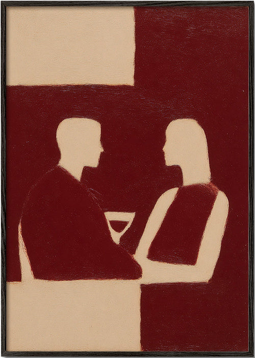 Keuken kunst in silhouet – Black Frame
