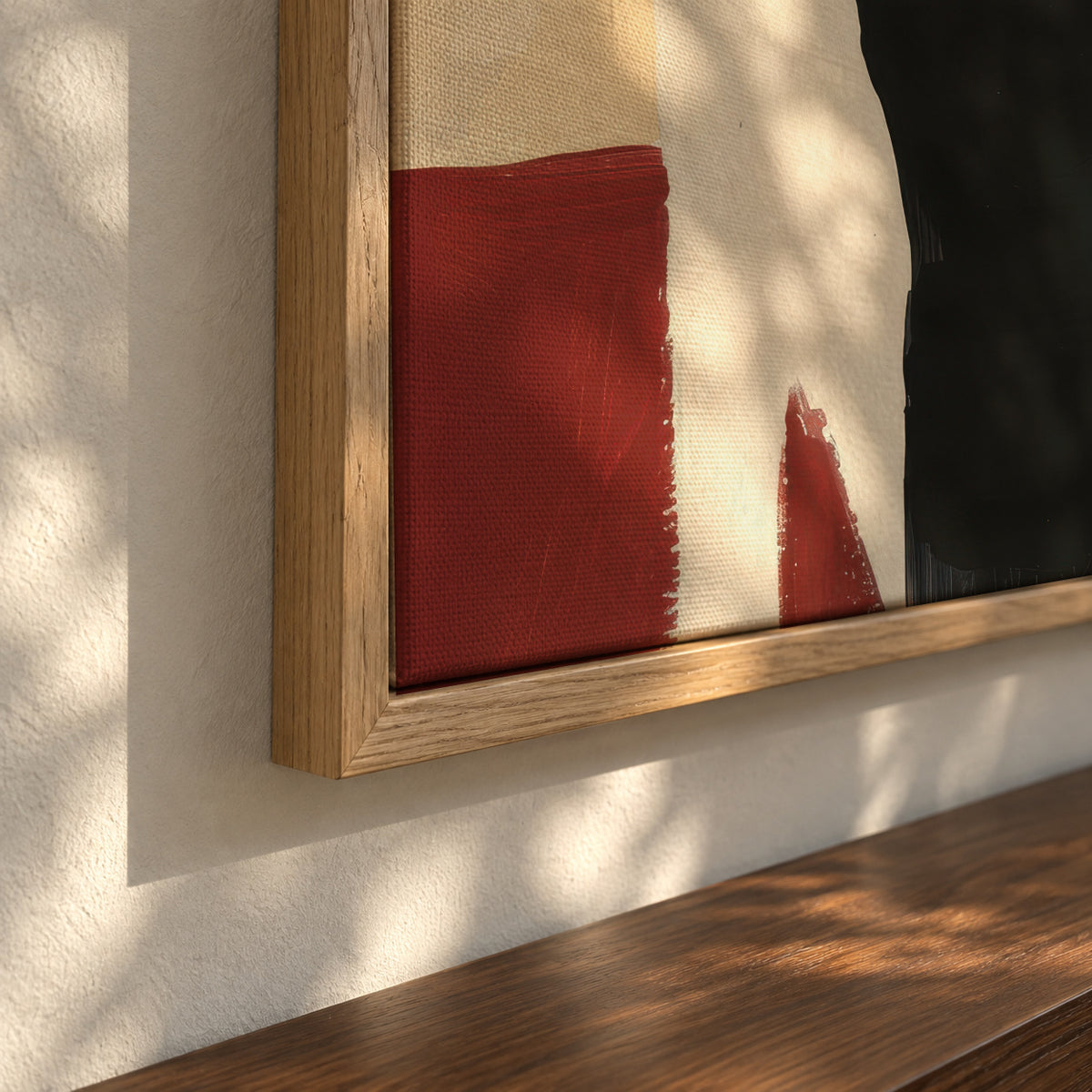 Elegant Greyhound - Framed canvas detail