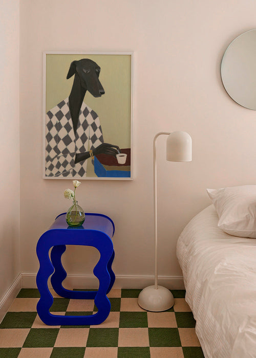 Hondenportret met koffiekop – Product1