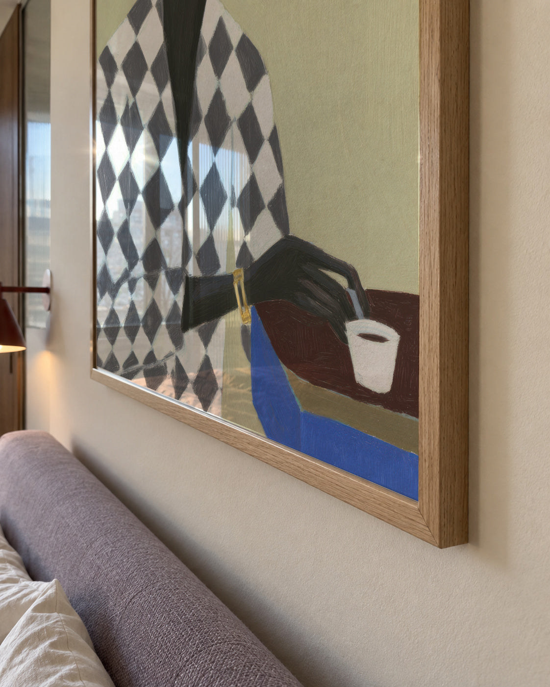 Coffee Dog II - Framed poster detail