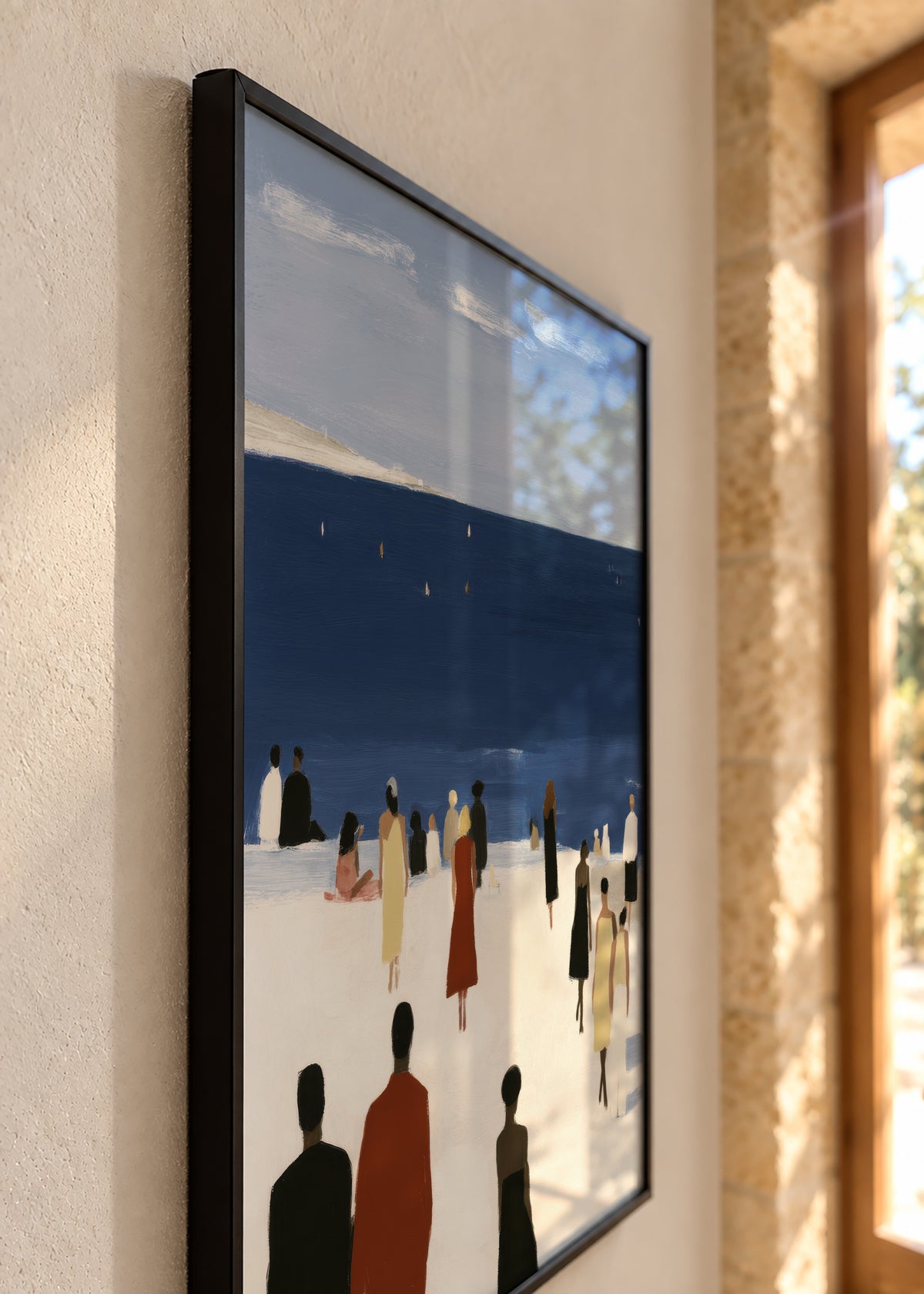 White Shore - Framed poster detail