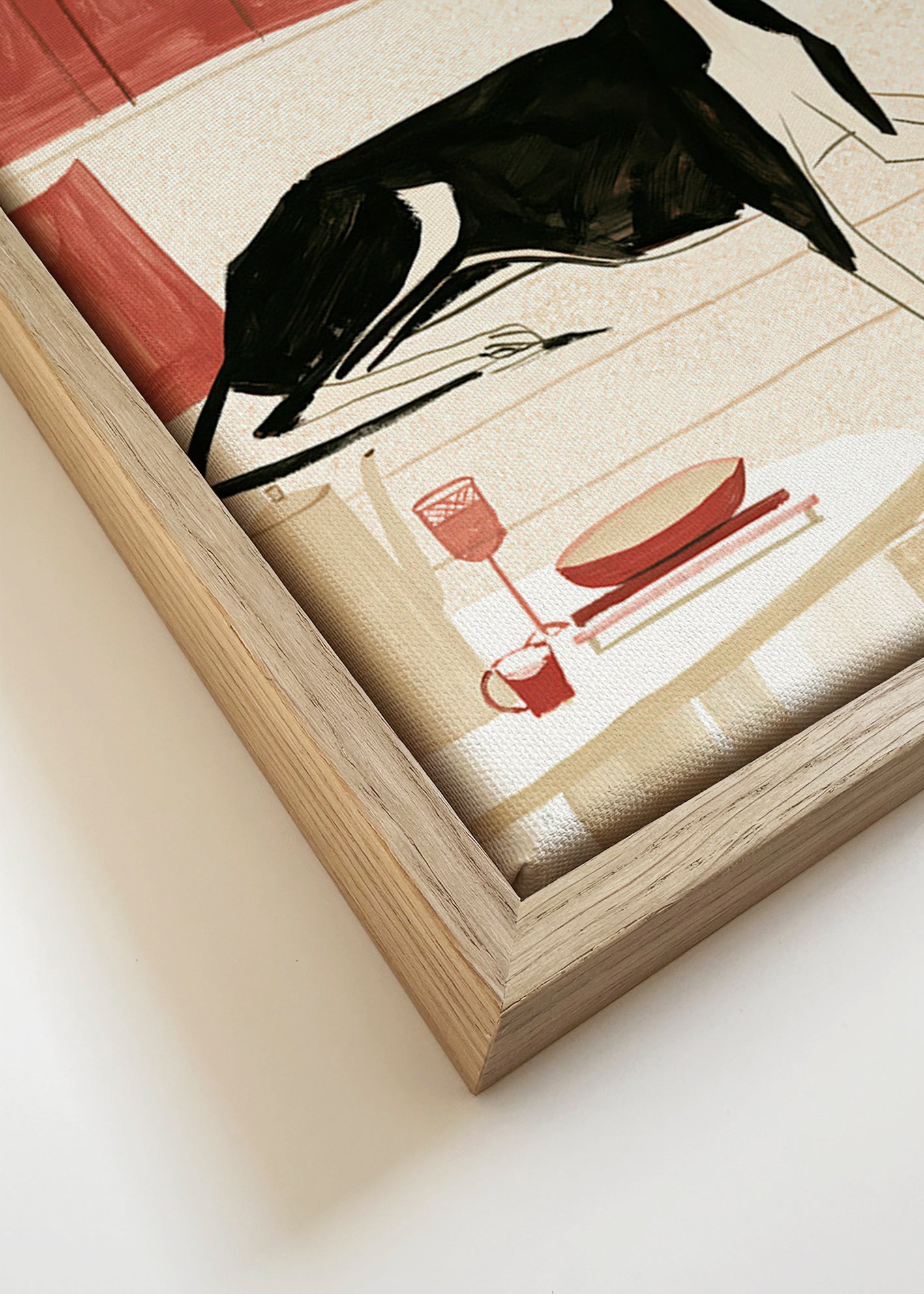 Galgo illustratie op bank