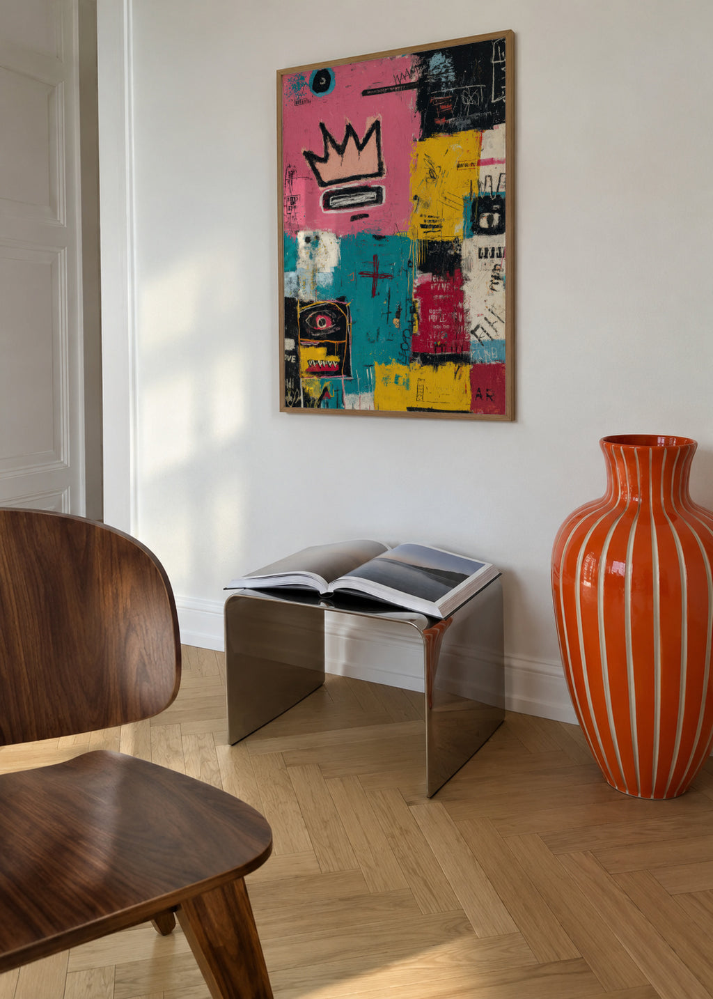 Crown District - Framed poster in an interior