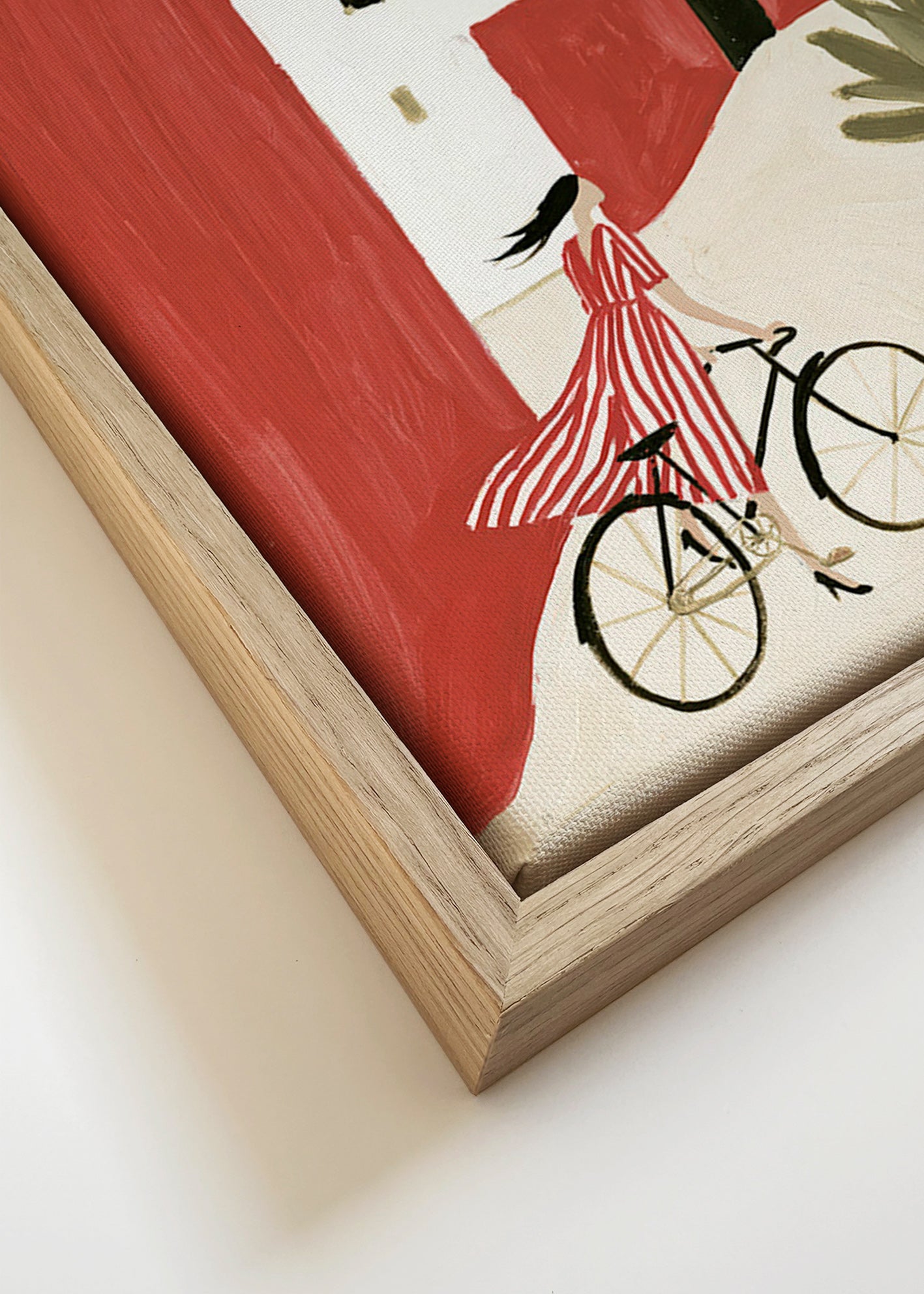 Illustratie kustfiets