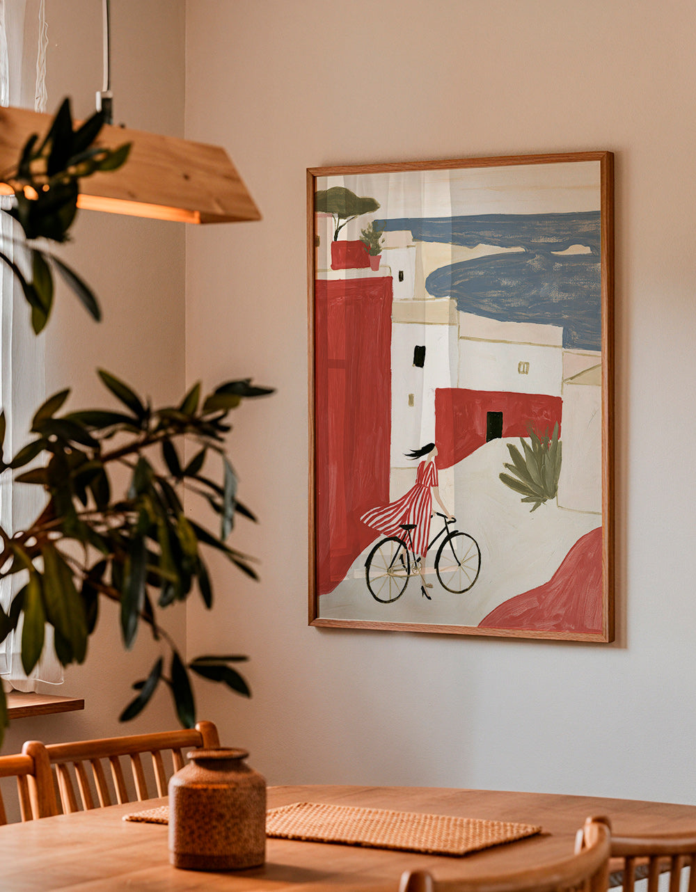Illustratie kustfiets