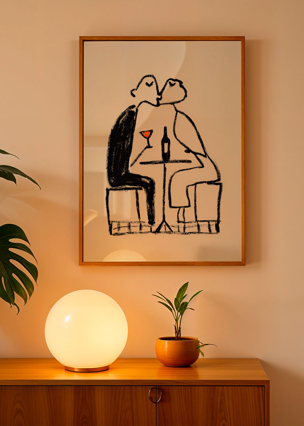 Keuken kunst: koppel met wijn
