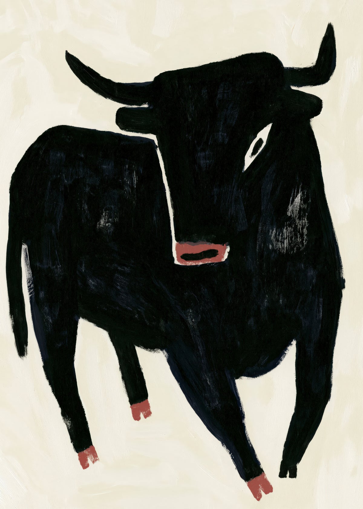 Black Bull - Unframed art print