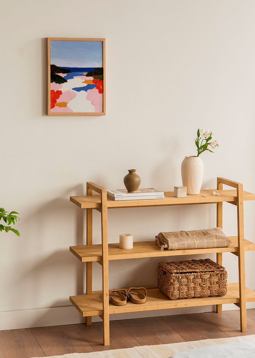 Botanische poster: baai in bloei