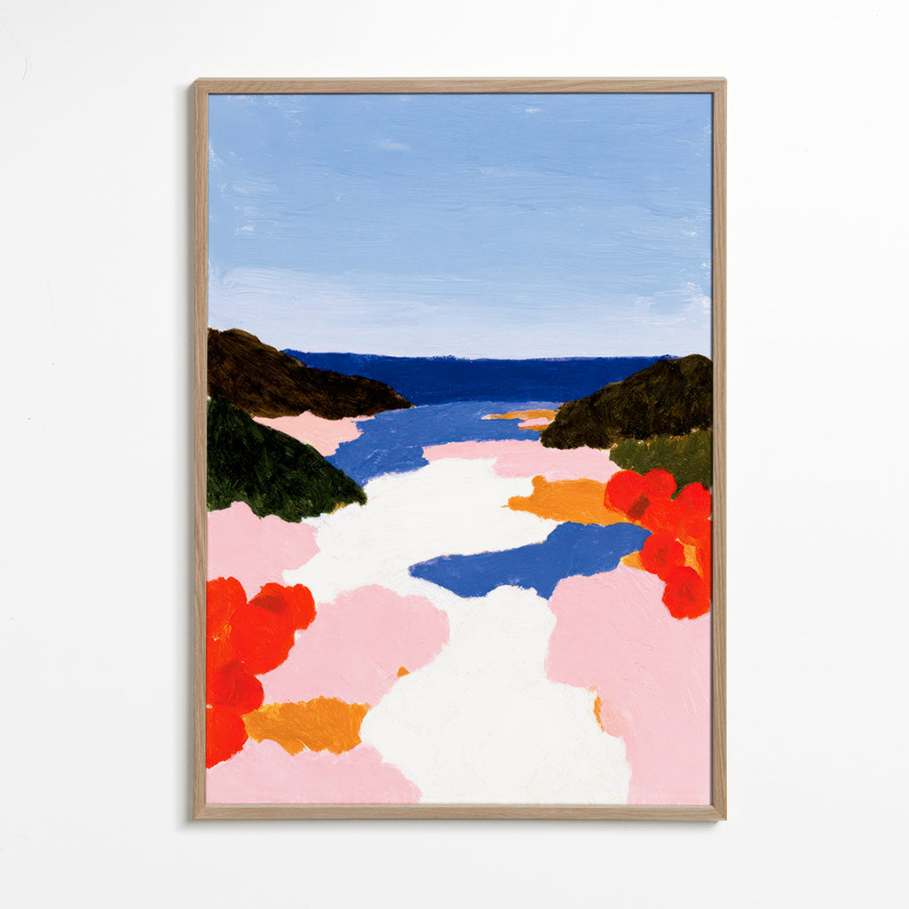 Botanische poster: baai in bloei