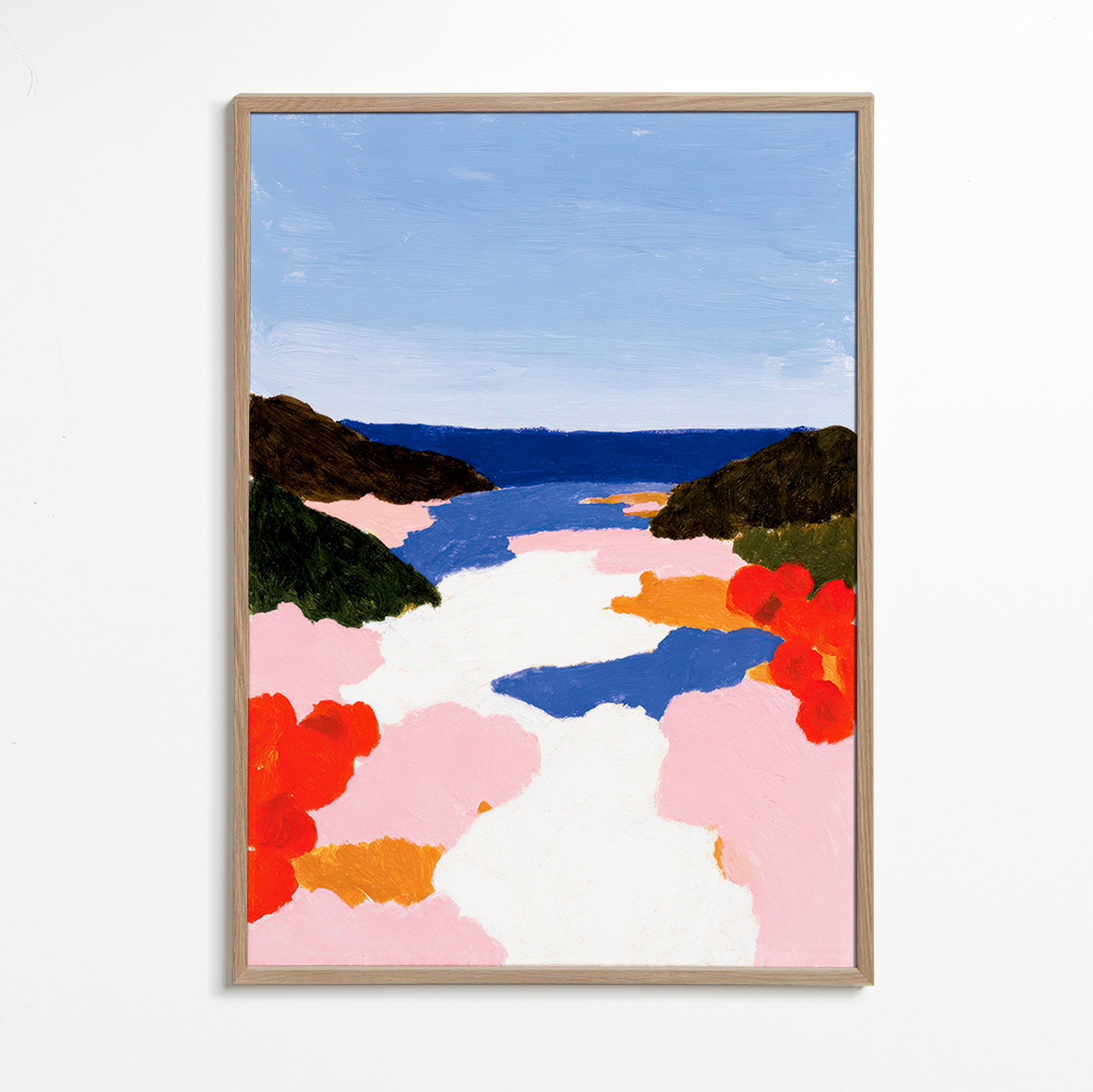 Botanische poster: baai in bloei