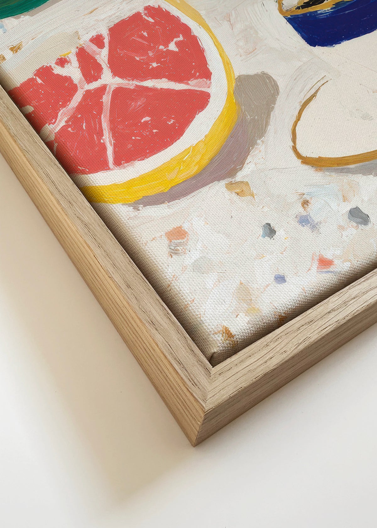 Aperitivo Table - Framed canvas detail
