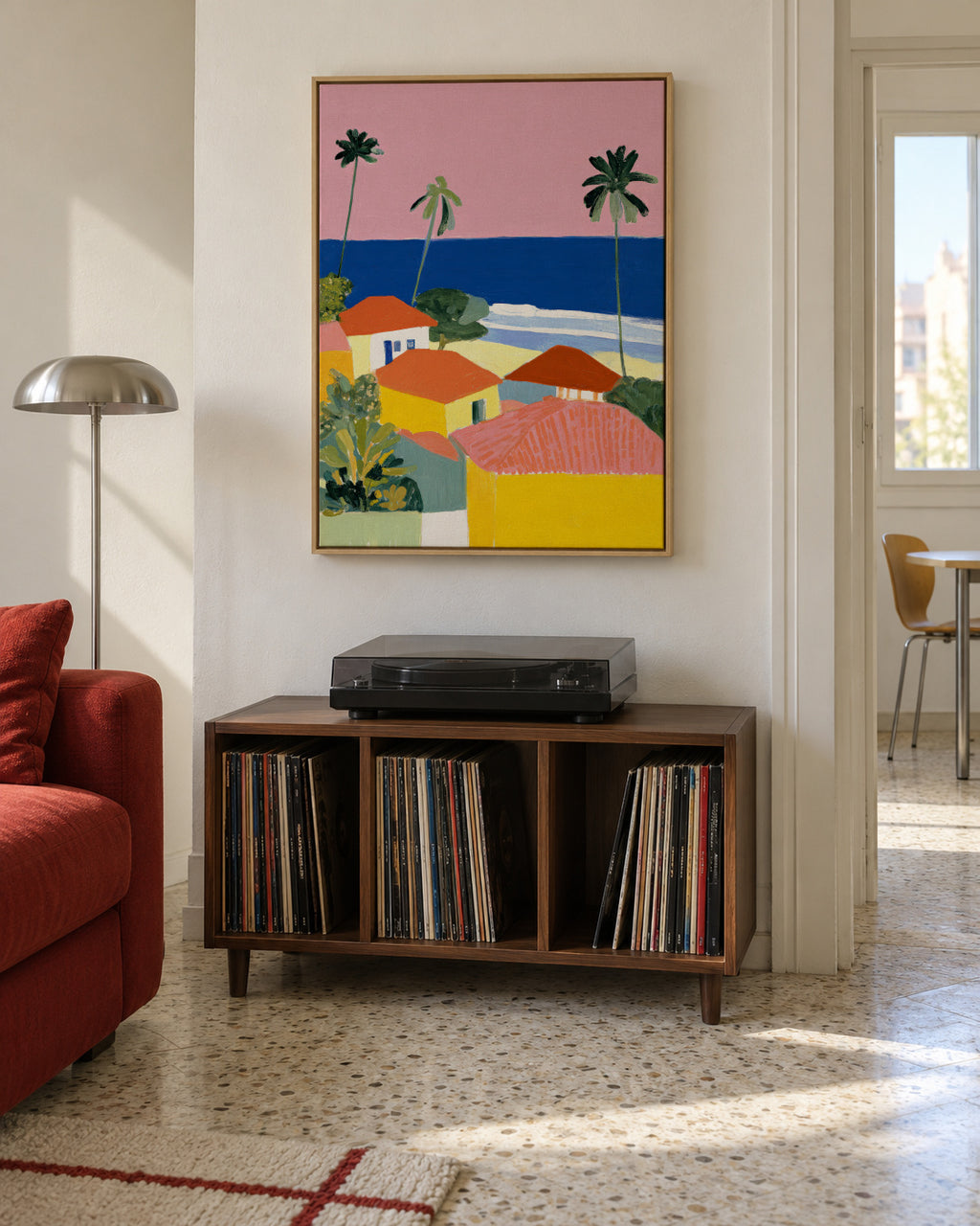 Palm Coast - Framed canvas in an interior