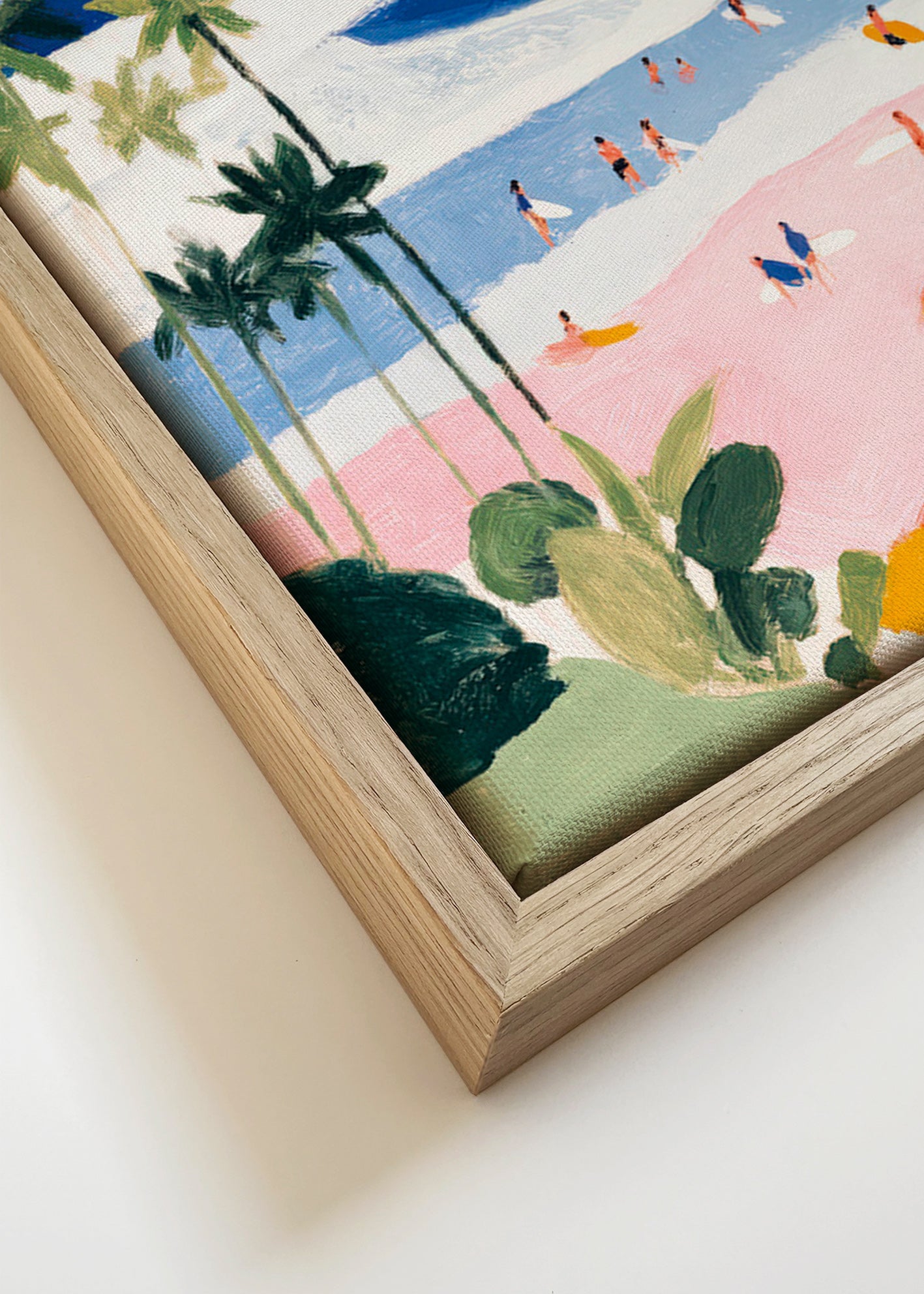 Cuadro de paisaje strand en surf