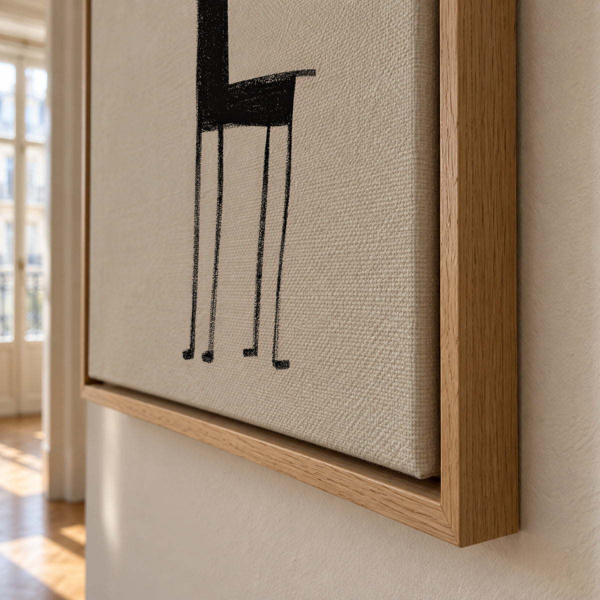 Little Creature - Framed canvas detail
