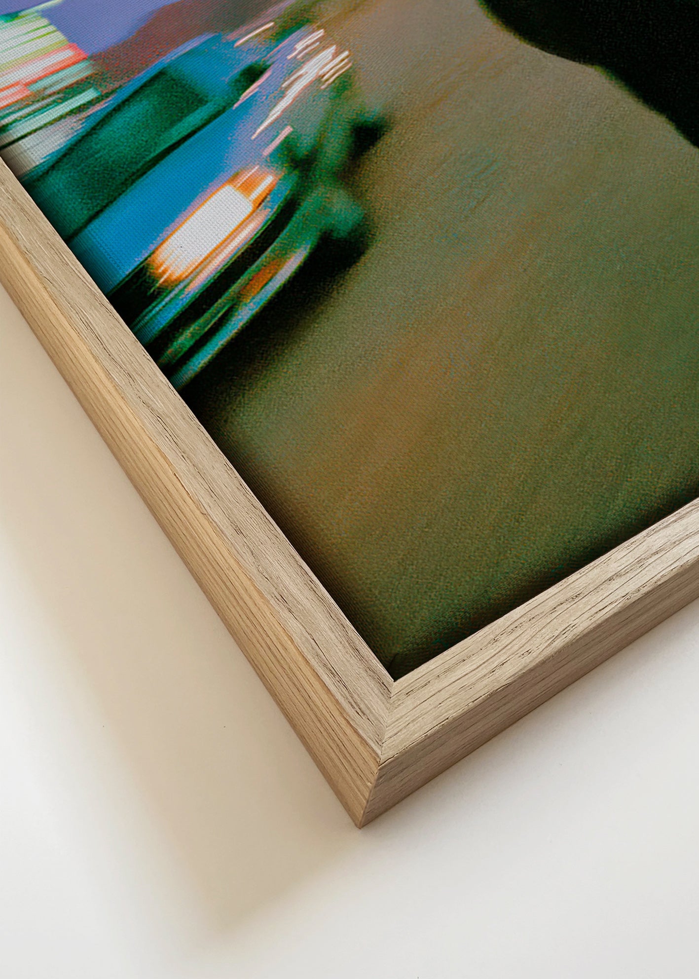 Artwork paard in beweging bij schemer