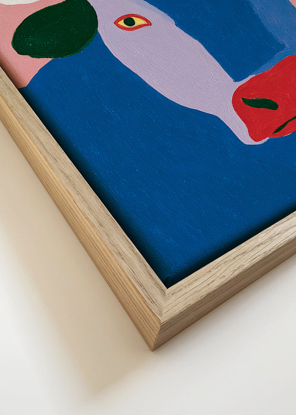 Indigo stier kunstwerk