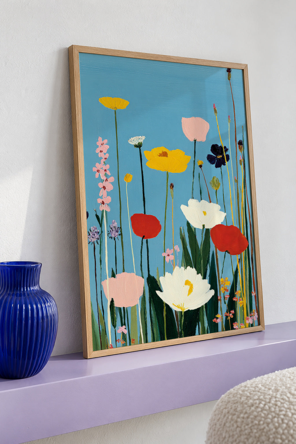 Summer Meadow - Framed poster detail