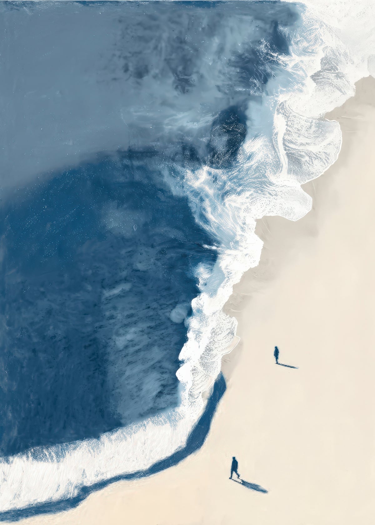 Winter Waves - Unframed art print