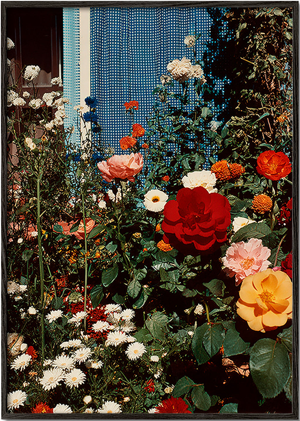 Botanische poster: tuin in bloei