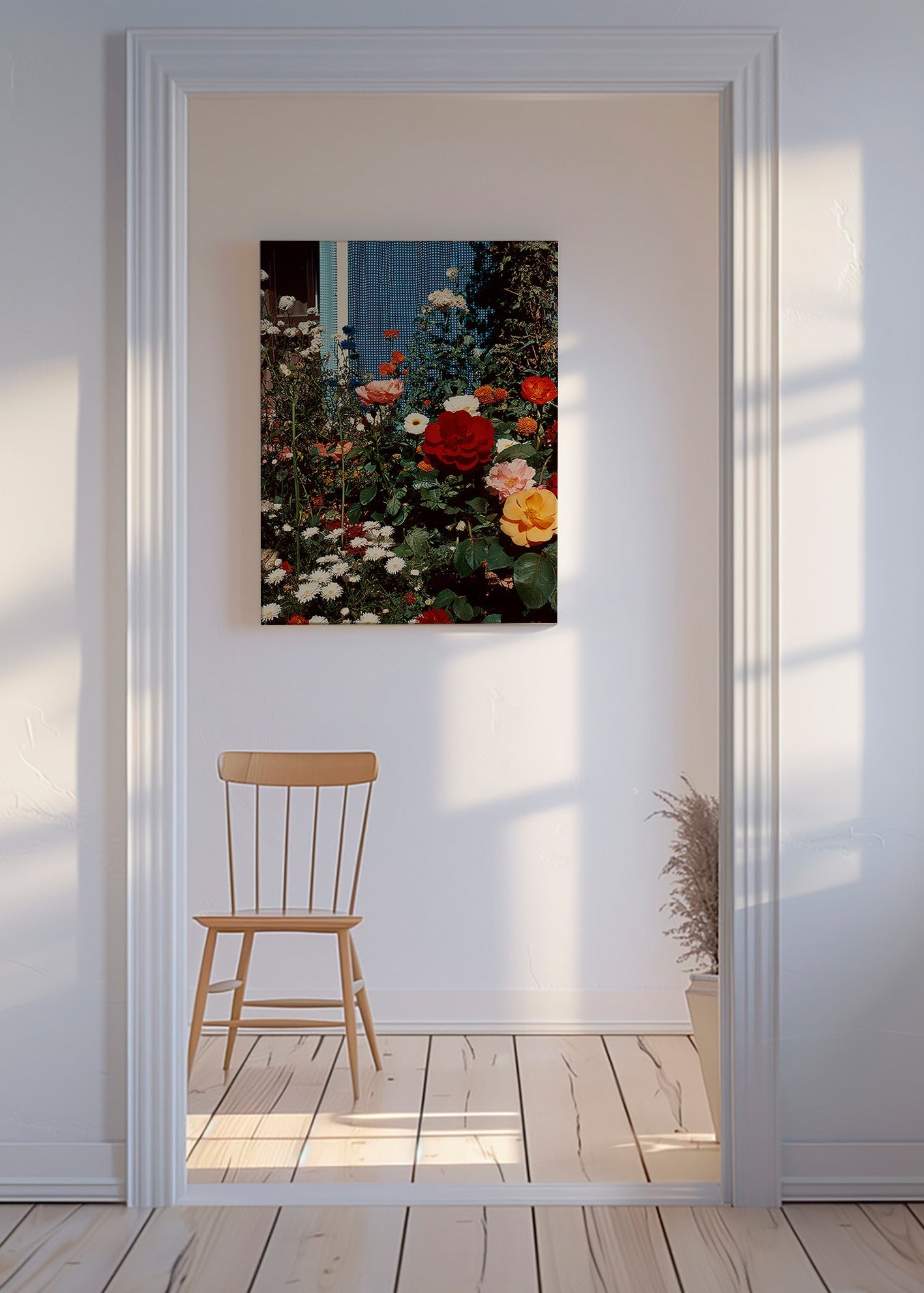 Botanische poster: tuin in bloei