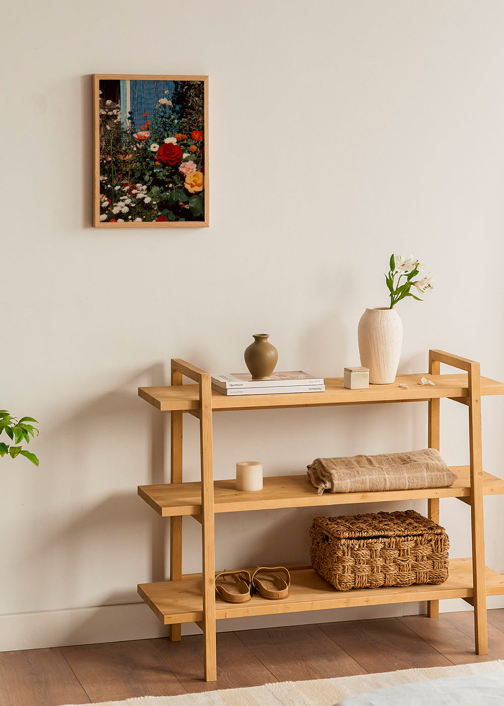 Botanische poster: tuin in bloei