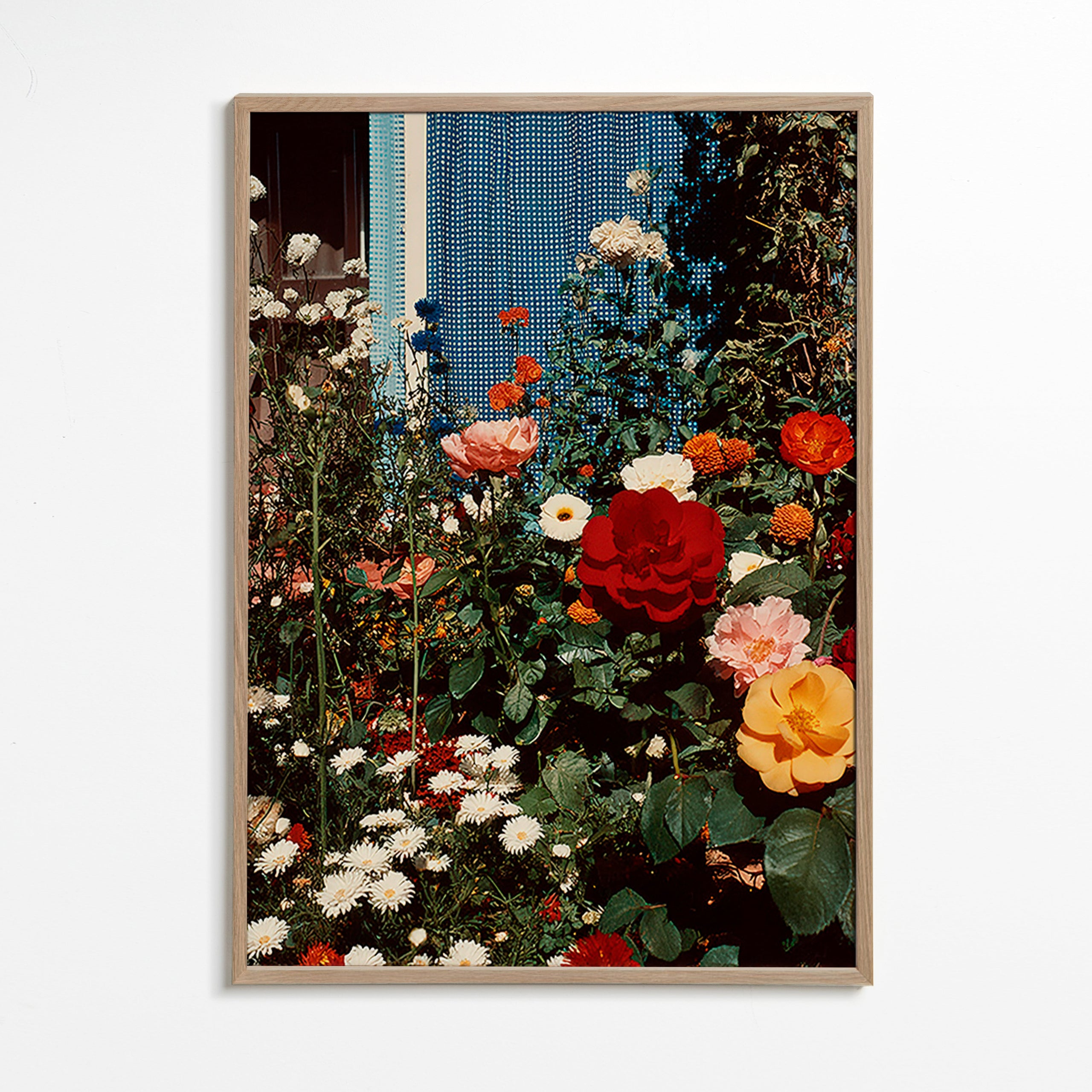 Botanische poster: tuin in bloei
