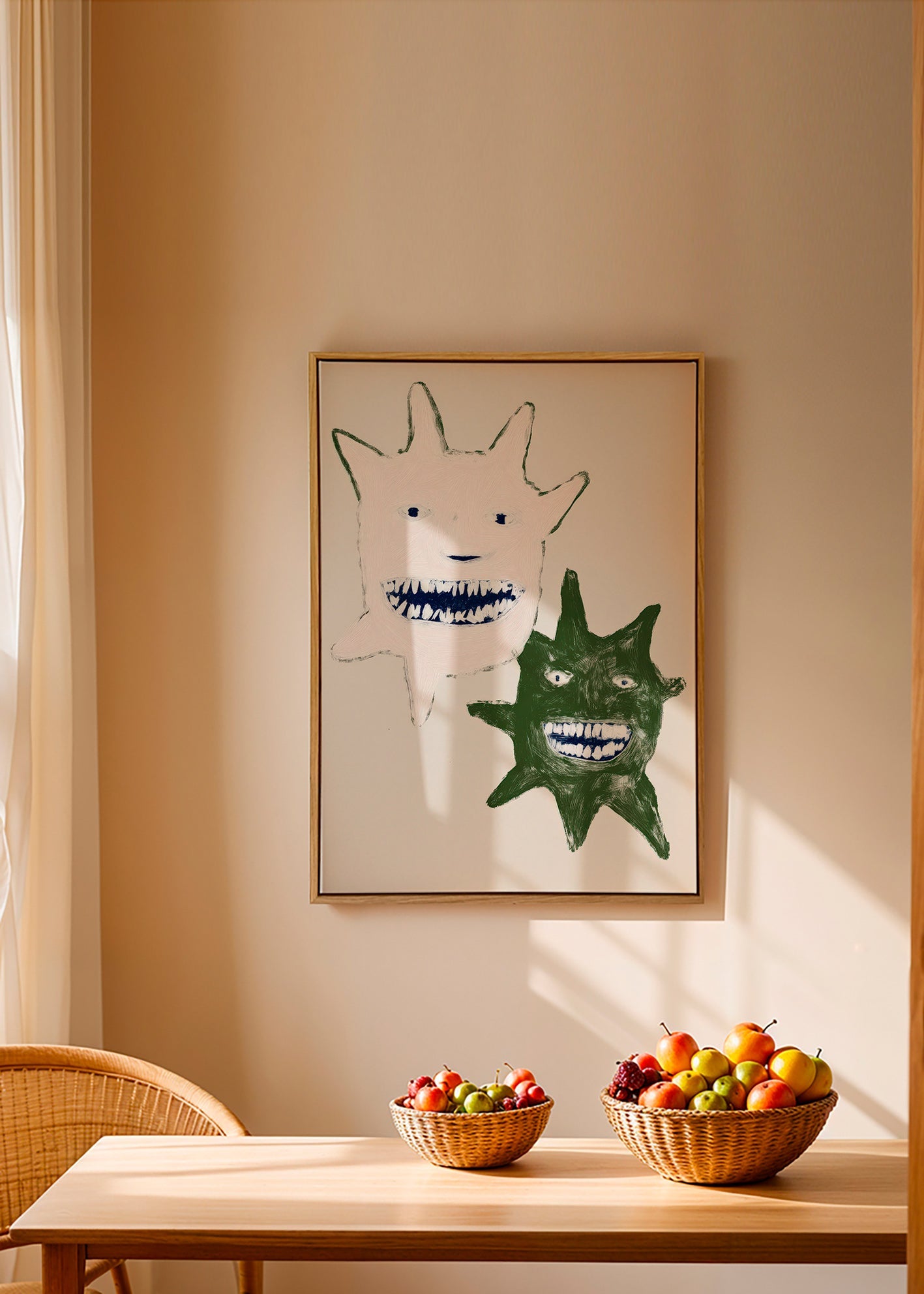 Illustratie tweelingmonsters