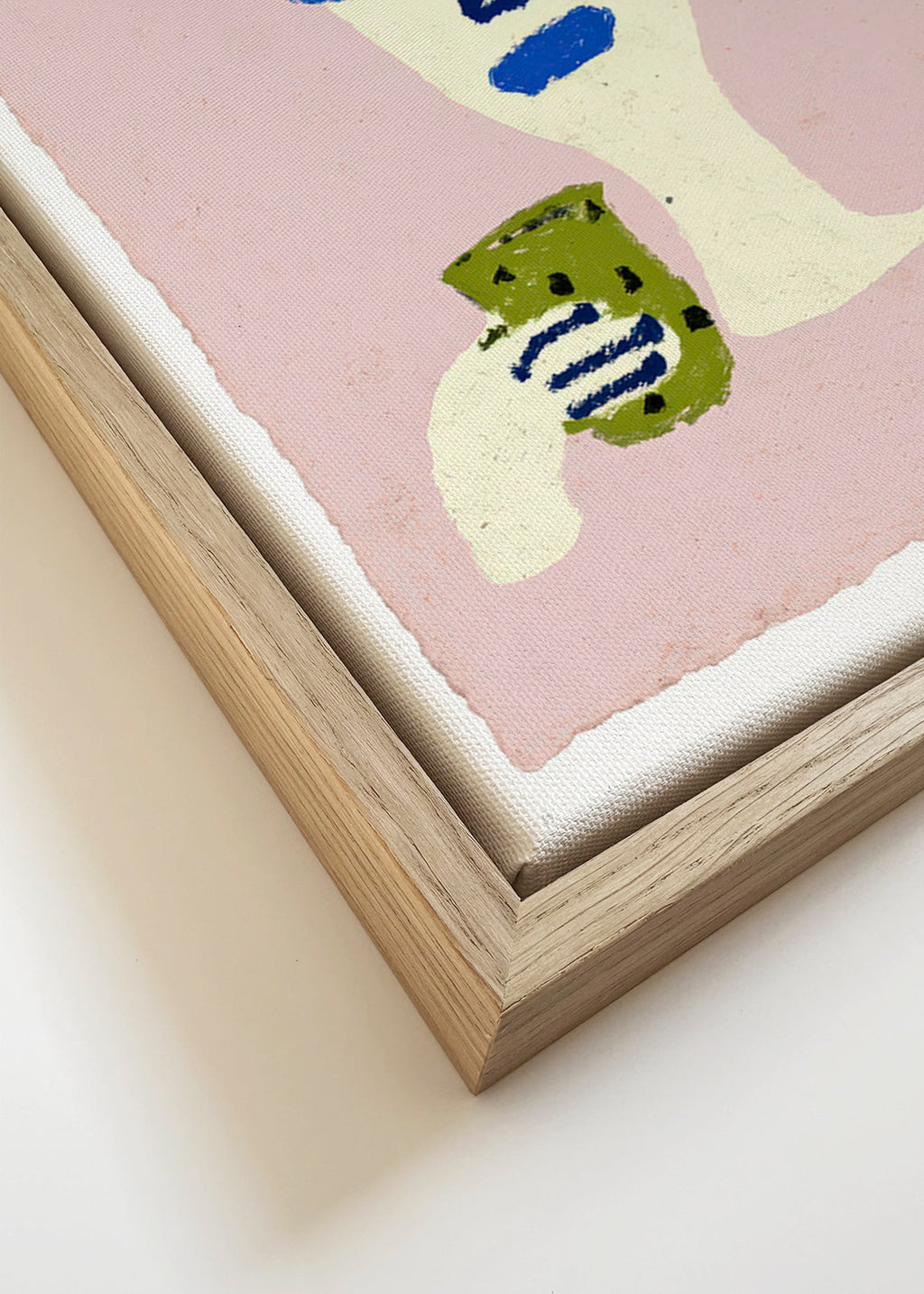 Illustratie portret met blauwe zonnebril