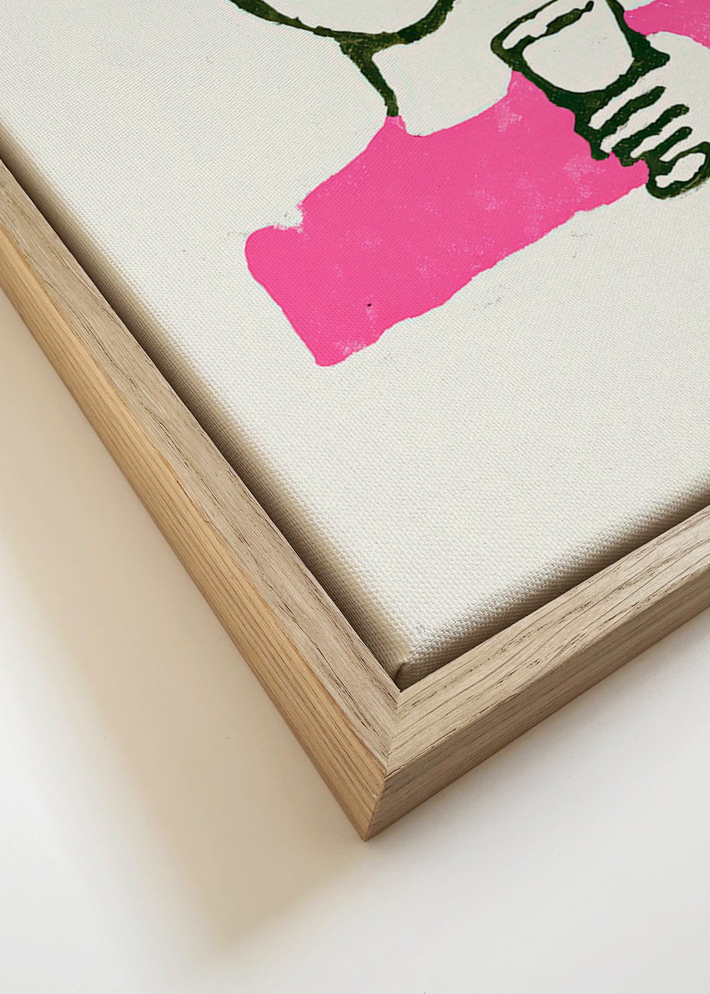 Illustratie met bloemenogen en beker