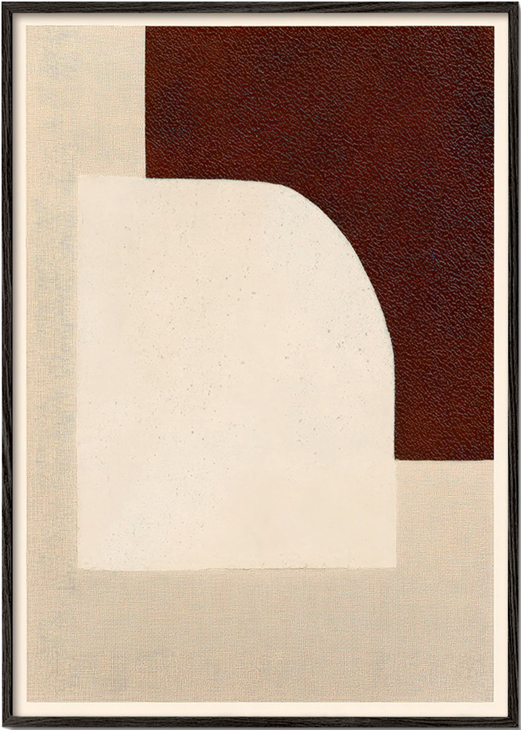 Abstract boog kunstwerk met textuur